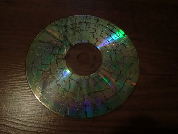 tecnica craquelado cds y dvds 6