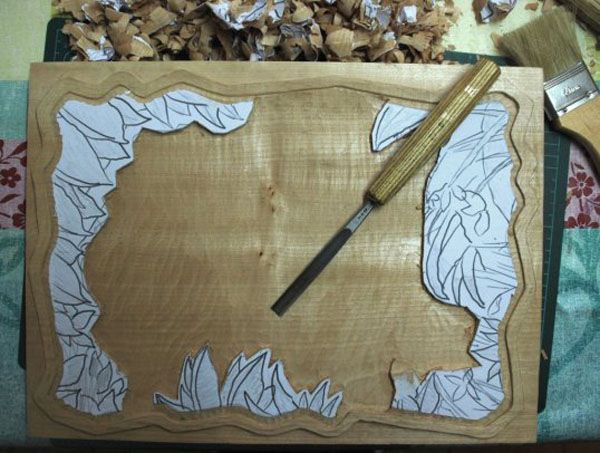 la tecnica del tallado en madera