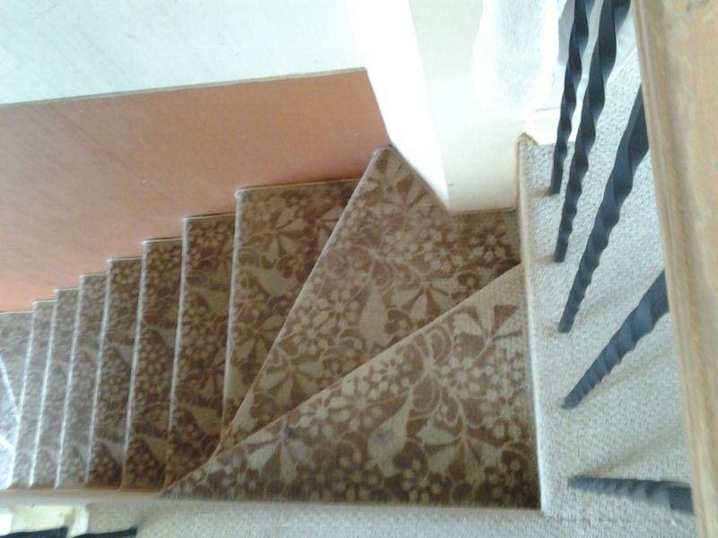 diy tuneado de escalera estarcido