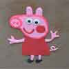 Hacer Peppa Pig con plastilina