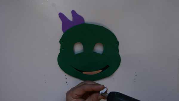 Mascara de carnaval tortuga ninja Donatello