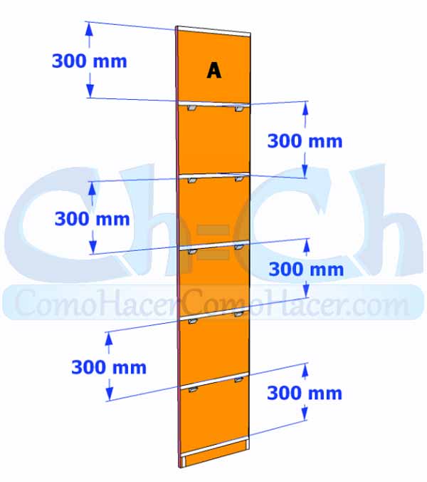 Planificación para la construcción de una estantería