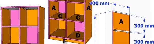 Planificación para la construcción de una estantería