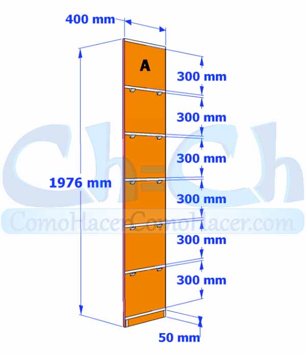 Planificación para la construcción de una estantería