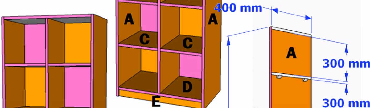 Planificación para la construcción de una estantería