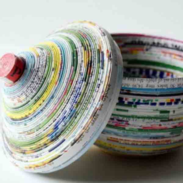 manualidades creativas reciclando papel 34