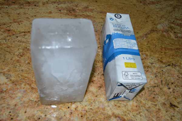 fabricar bloques de hielo