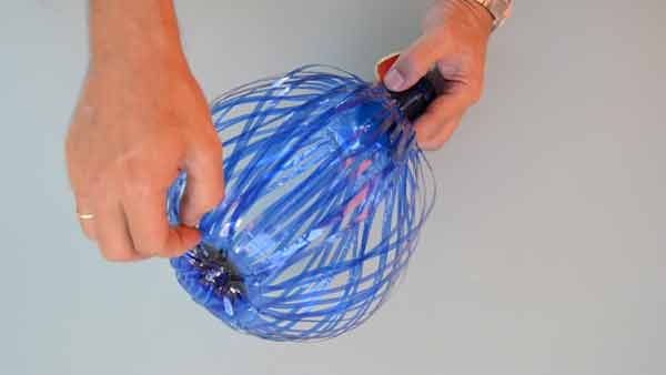 Moldeado botella plastico con forma de globo