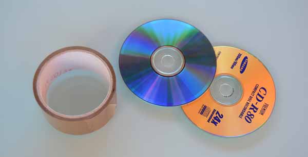 Materiales para pelar CDs