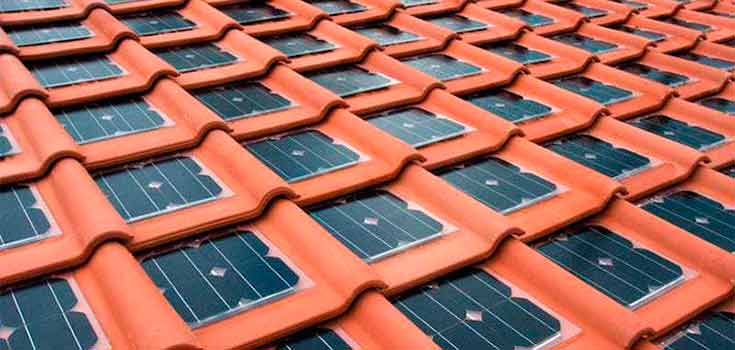 Tejas solares - placas fotovoltaicas integradas en teja tradicional