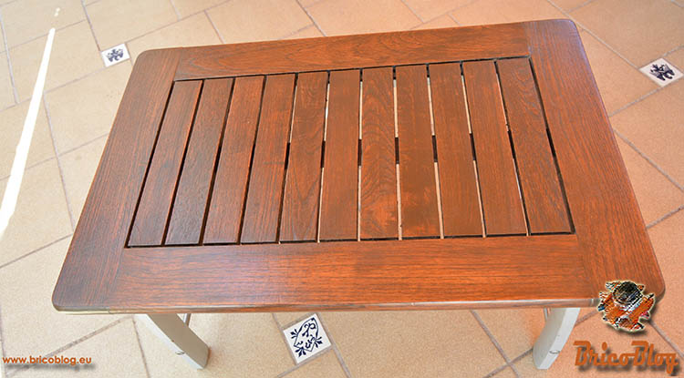 Como proteger la madera de exteriores - Mesa restaurada - foto 10