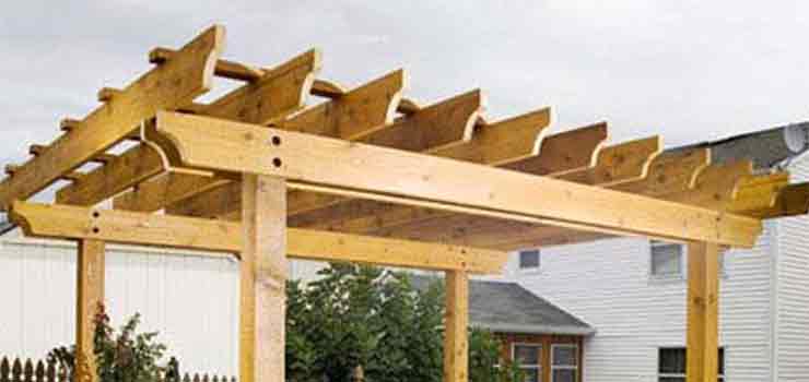 Prueba viva Hollywood Construcción de una pérgola de madera, paso a paso.