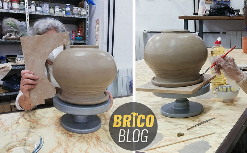 como hacer un torno para ceramica - foto 16